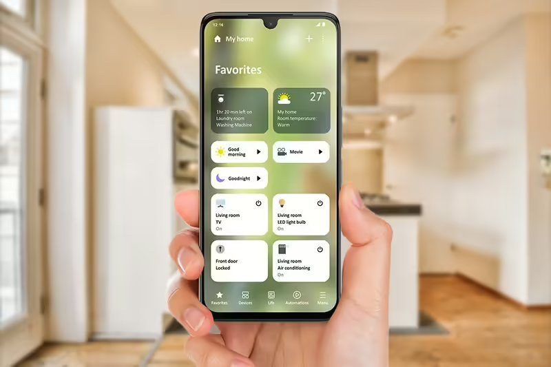 Mobile app control